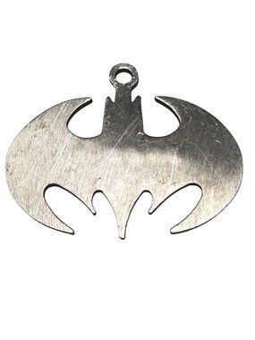 Silver Bat Shaped Pendant Charm Sirius Engraving DIY Craft Fashion Jewelry Comic